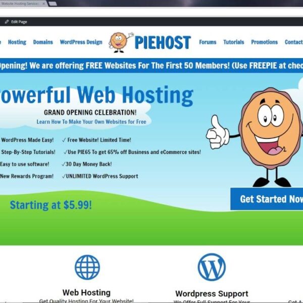 Piehost.com | New Web Hosting and WordPress Support!&hellip;