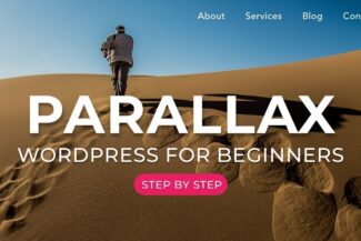 How to Make a Parallax WordPress Website – Step by Step for Beginners!
