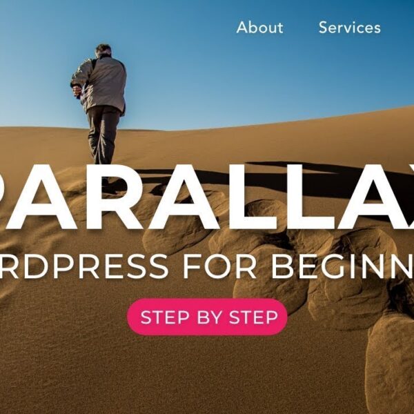 How to Make a Parallax WordPress Website –…