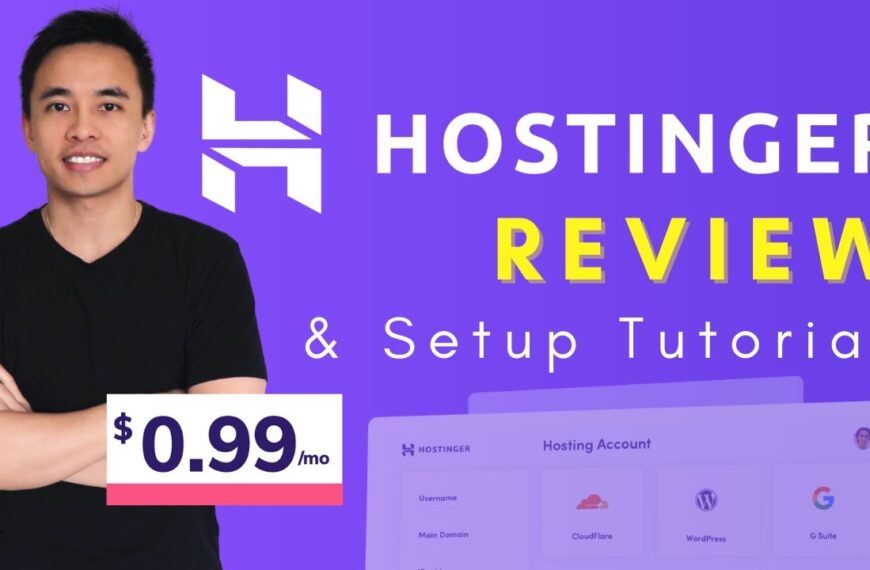 Hostinger Review & WordPress Setup Tutorial…